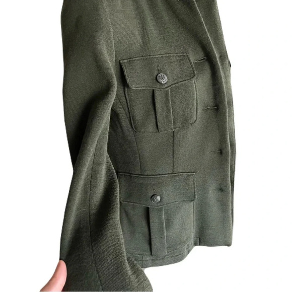 Rag & Bone Wool Military Blazer/Jacket olive green color ,  size XS - Picture 4 of 8